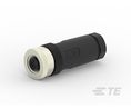M12 Female Straight A Code 8P PG9 Gold, Packung à 100 Stück
